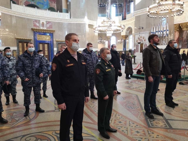 В Кронштадте состоялся молебен о здравии военнослужащих, участвующих в спецоперации на Украине