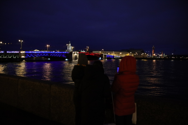 В ночь с 10 на 11 апреля в Петербурге разведут только Дворцовый мост