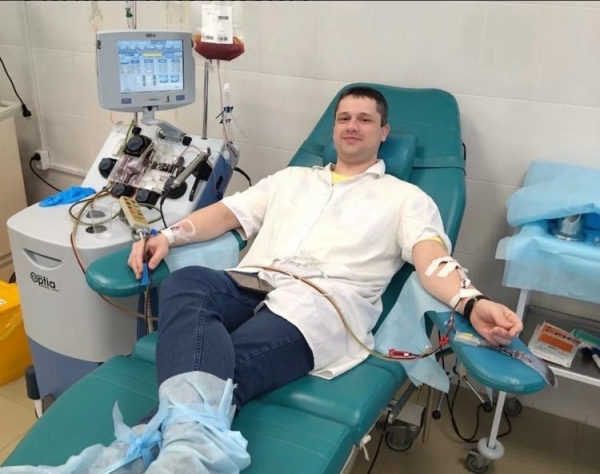 В Петербурге сотрудник пожарной службы из Иркутска стал донором костного мозга