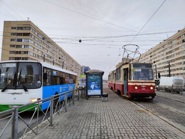 В Петербурге с 23 мая по 5 июня изменятся маршруты движения трамваев
