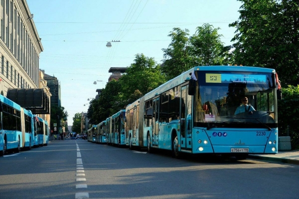 В Петербурге водители общественного транспорта стали ездить аккуратнее на 25%