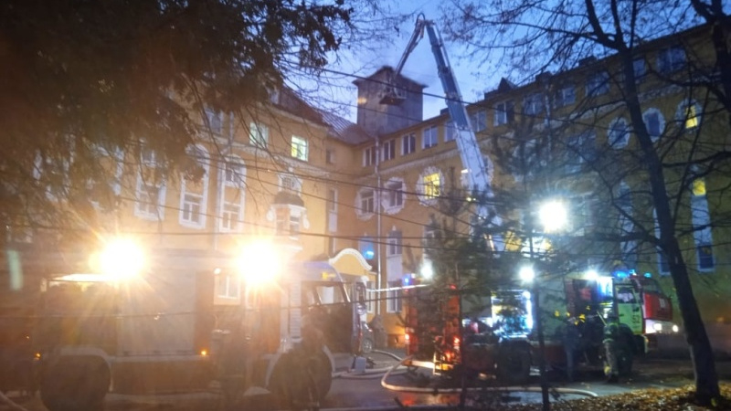Пожар в Подпорожье на 450 «квадратов» тушили три часа