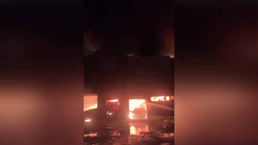 Пожар на складе в Металлострое на 12 тысяч «квадратов» проверит прокуратура