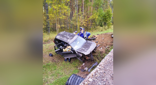 Попавших в ДТП на Мурманском шоссе деблокировали спасатели Новой Ладоги