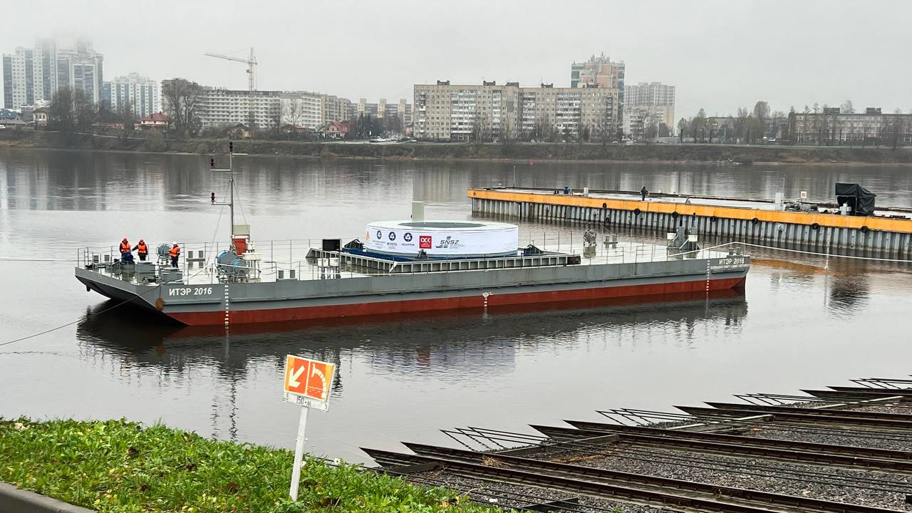 Из Петербурга в Марсель отправилась катушка для термоядерного реактора ИТЭР