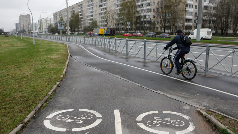 В Невском районе появится велосипедная зона на три километра