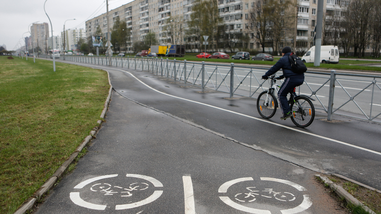 В Петербурге до 2030 протяженность велодорожек планируют увеличить до 300 километров