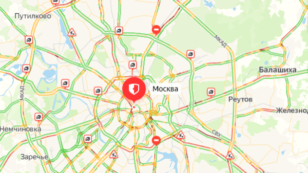 Ледяной дождь в Москве спровоцировал массовые ДТП