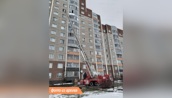 При пожаре в Сясьстрое из многоэтажки эвакуировали 15 человек