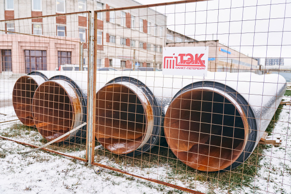В Приморском районе начата реконструкция тепломагистрали от котельной Коломяжская