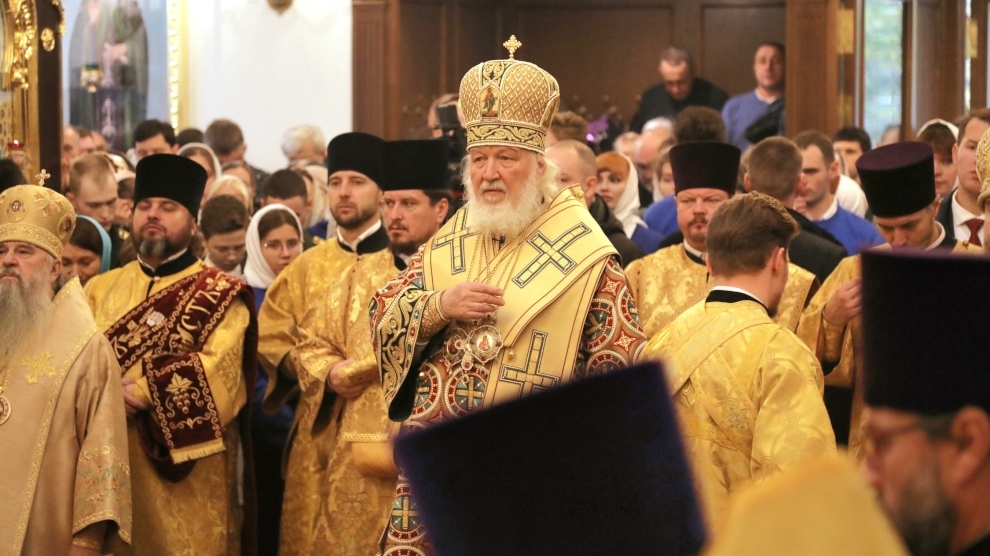 Восстановленный храм Воскресения Христова на Смоленском кладбище освятил патриарх Кирилл