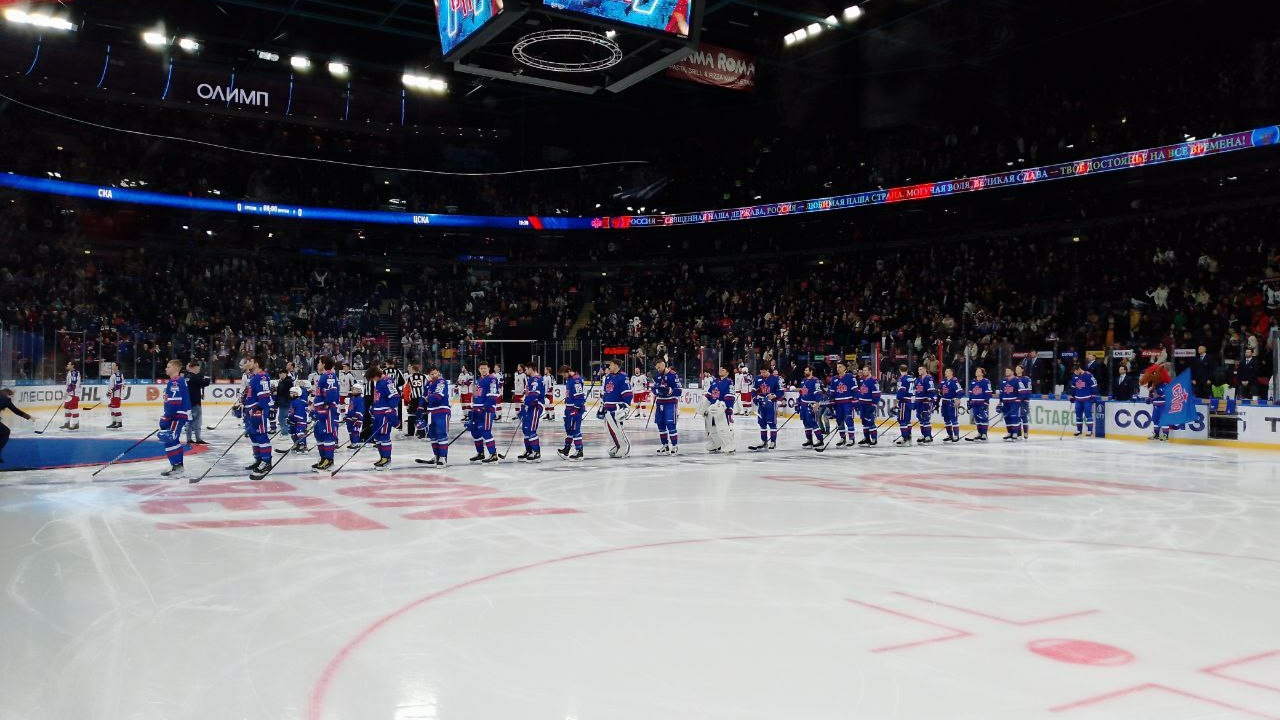 Шестая победа СКА над ЦСКА принесла команде 300-ю гостевую победу в матчах КХЛ