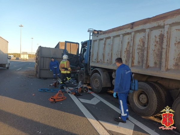 Водитель погиб в массовом ДТП на Кольцевой автодороге