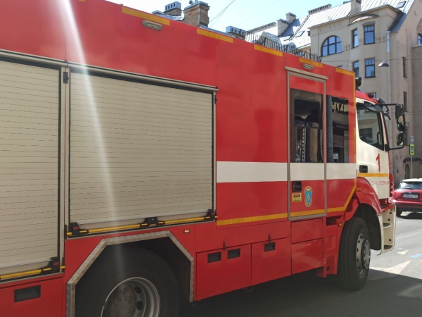 Петербургские спасатели потушили пожар в Невском районе