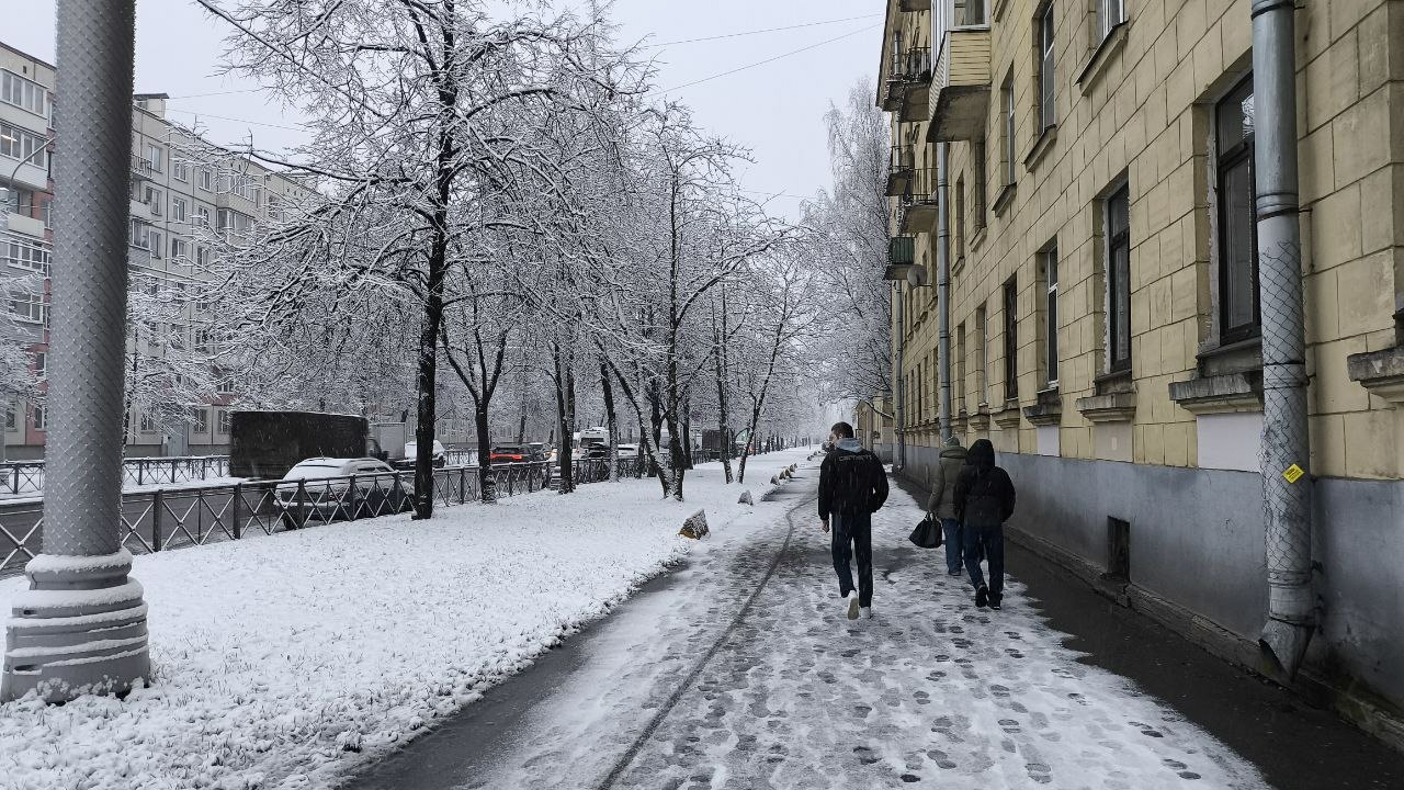 Синоптики обещают морозы и отдельные снегопады в Петербурге