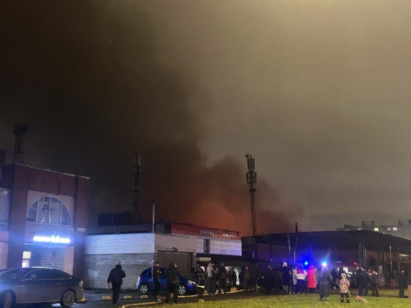 На Правобережном рынке в произошел крупный пожар: один человек погиб