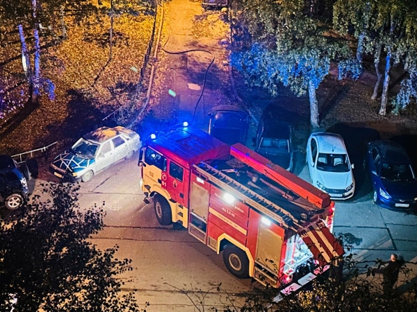 Прошлой ночью пожарные Петербурга ликвидировали два возгорания