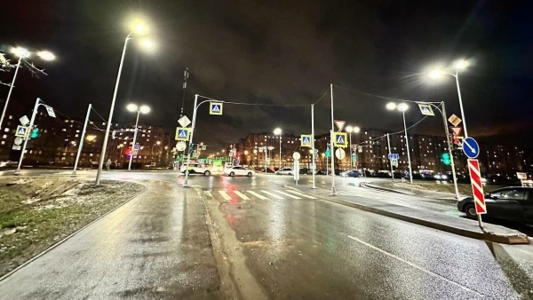 В Шушарах появились фонари только после вмешательства прокуратуры