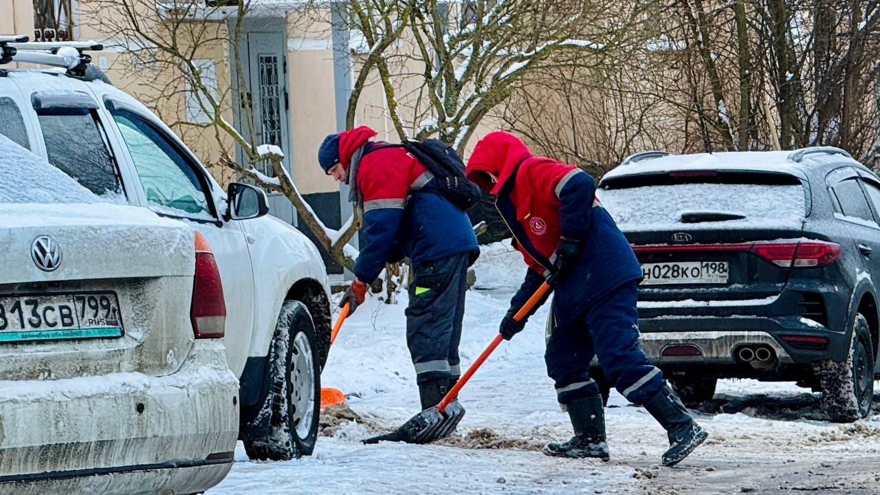 Названы районы Петербурга с наибольшим числом жалоб на снег