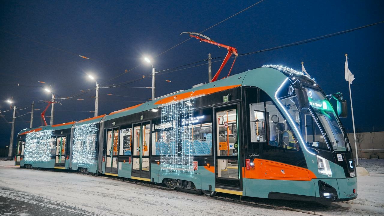 Трамвайный маршрут «Славянка» доставил более 126 тысяч пассажиров с момента запуска