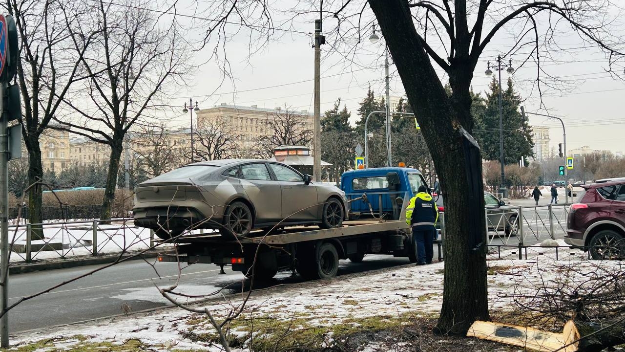 Петербуржцы в январе вдвое реже стали парковаться на газонах