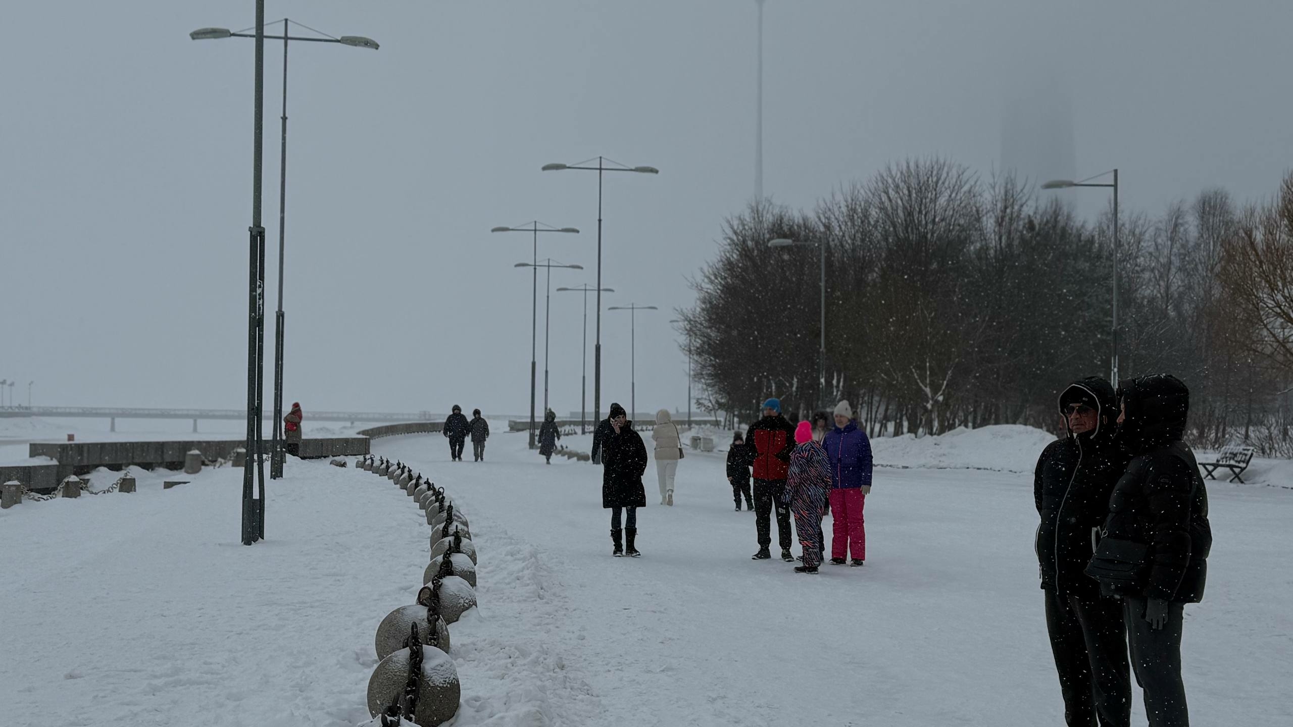 Атлантический циклон принесет снег и дождь в Петербург