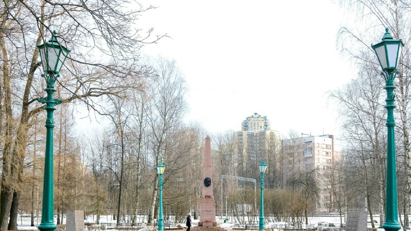 Место дуэли Пушкина на Черной речке осветят современные фонари