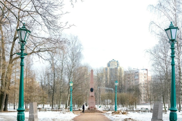 Место дуэли Пушкина на Черной речке осветят современные фонари