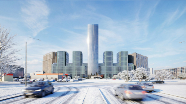 В Петербурге дали добро на строительство бизнес-центра на площади Конституции