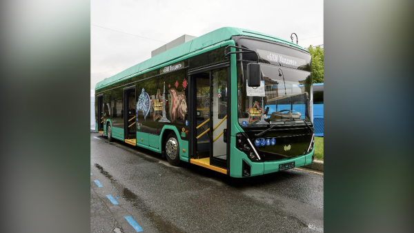 В Петербурге начали тестовую эксплуатацию электробуса «Белкоммунмаша»