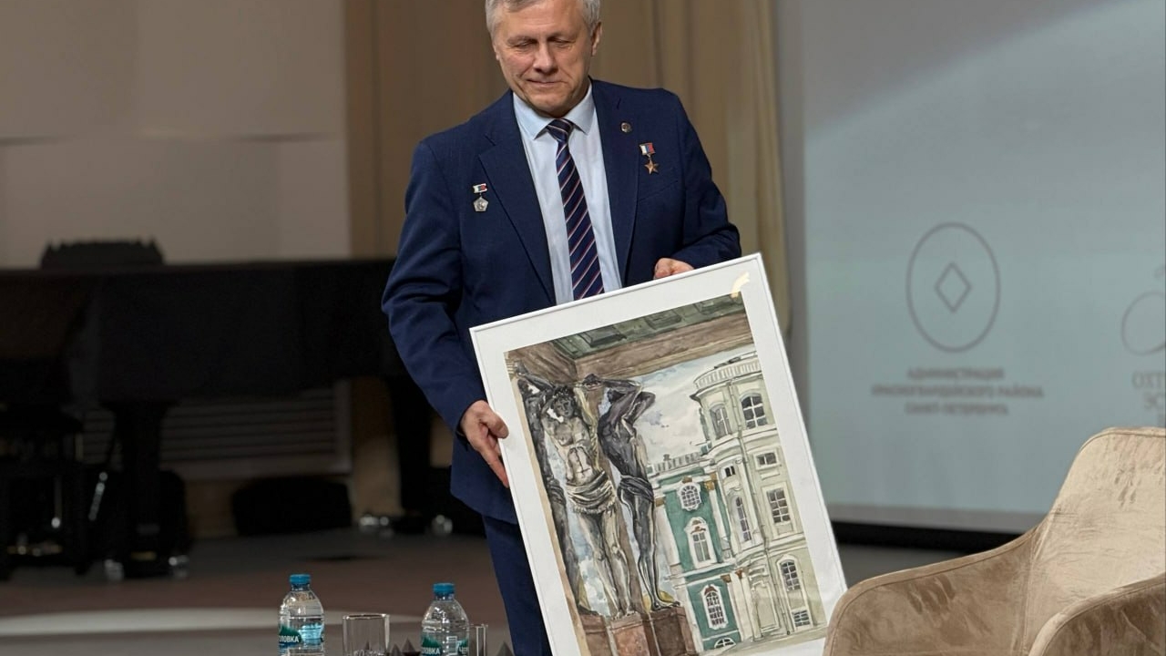 В Петербурге космонавт рассказал детям, как выглядит Земля с орбиты