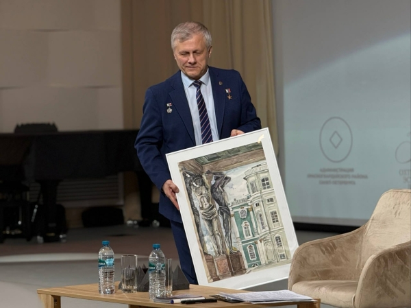 В Петербурге космонавт рассказал детям, как выглядит Земля с орбиты