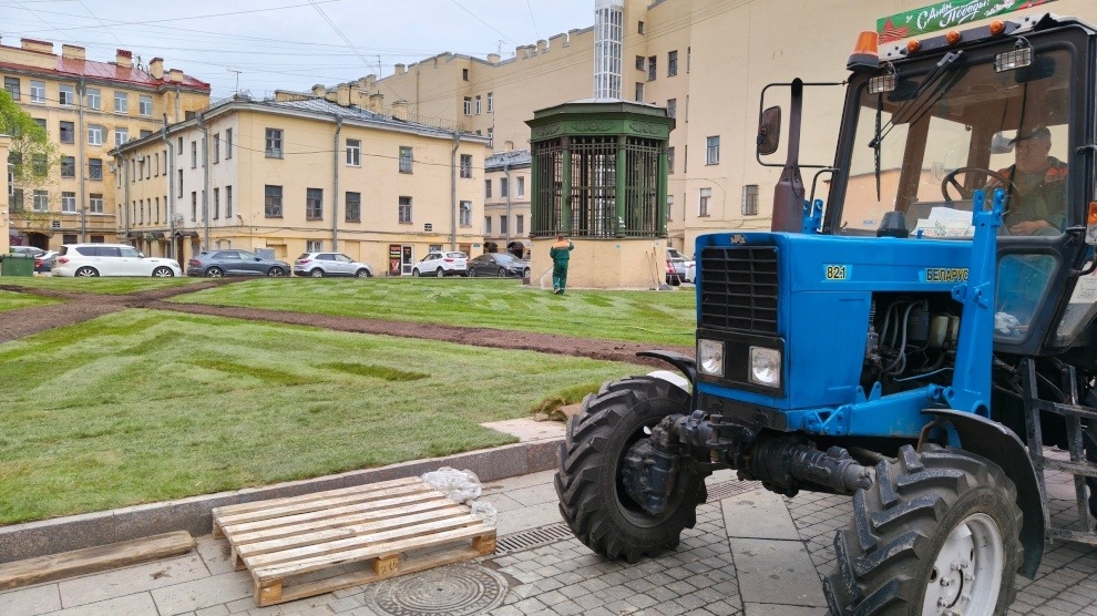 На 1-й Советской улице начали создавать новый сквер