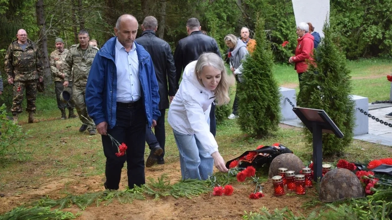 В Выборгском районе состоялось перезахоронение останков бойцов Красной Армии