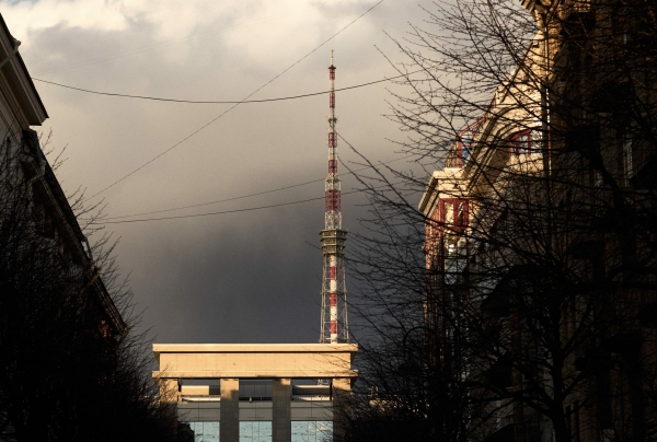 В Петербурге включат праздничную подсветку телебашни к 9 Мая
