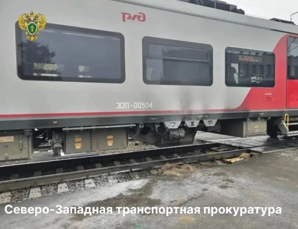 Поезд из Петрозаводска в Петербург задержался из-за пожара