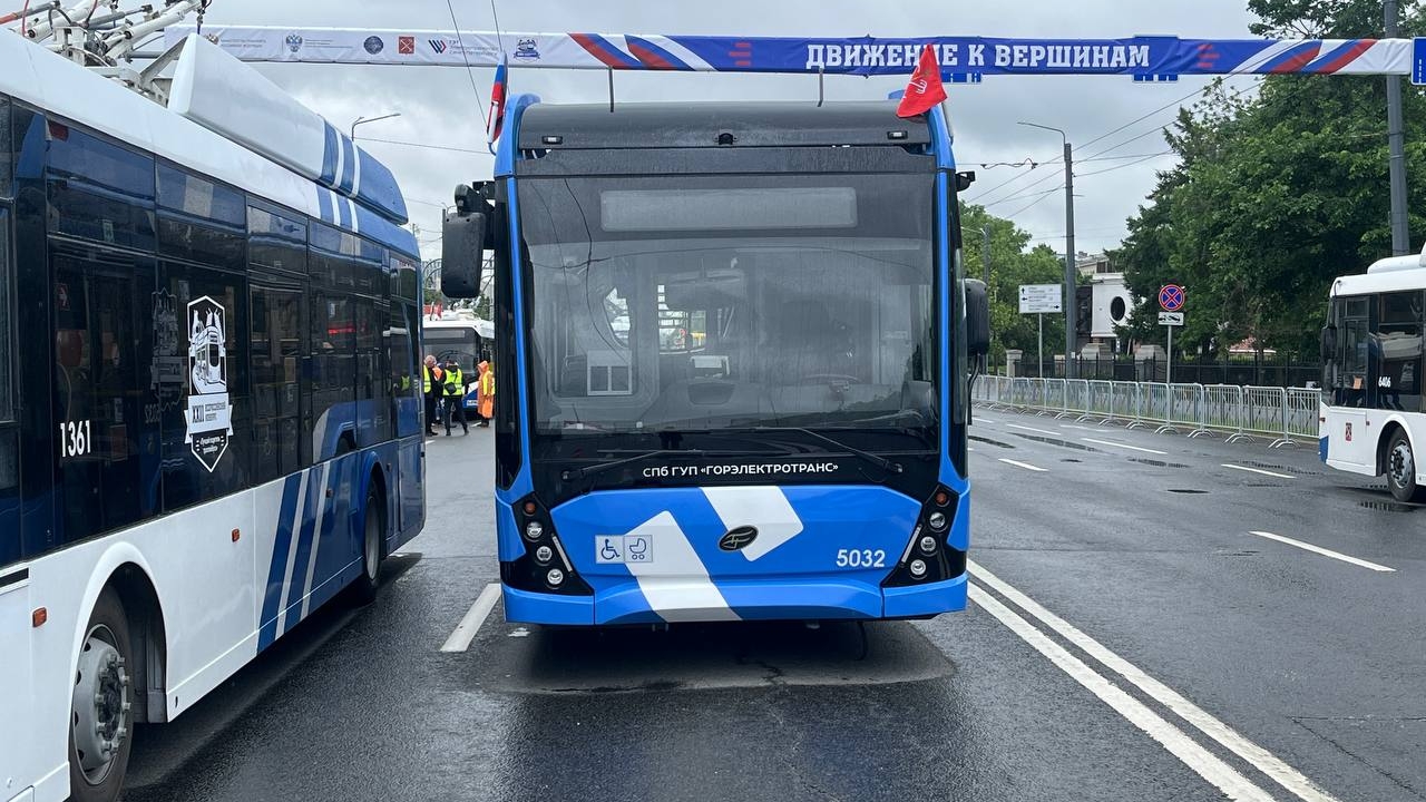 В Петербурге начался XXII Всероссийский конкурс «Лучший водитель троллейбуса»