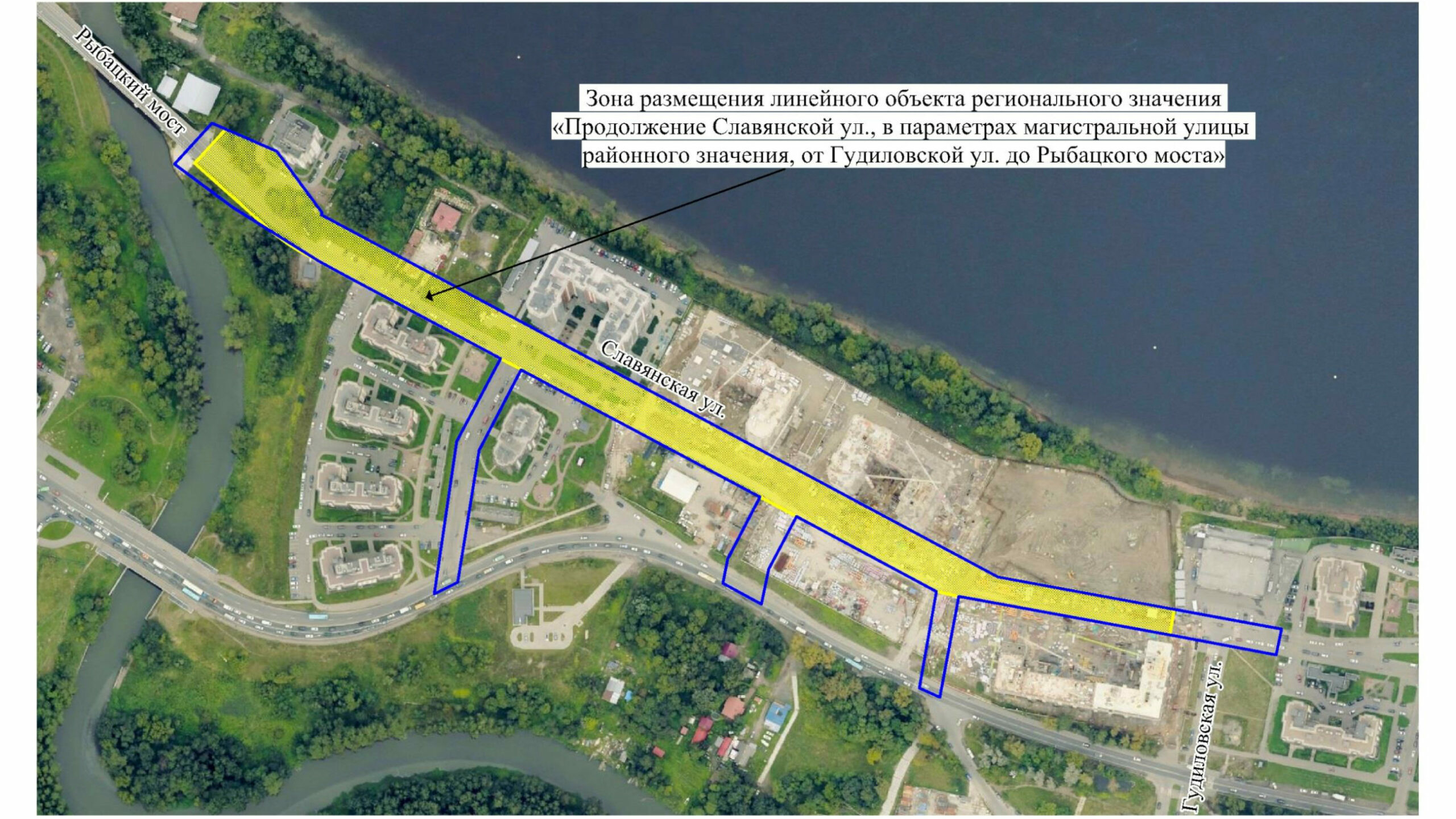 В Рыбацком проложат участок Славянской улицы на 700 метров