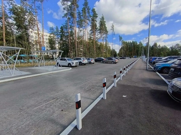 Парковка у медкластера в Песочном останется бесплатной до конца года